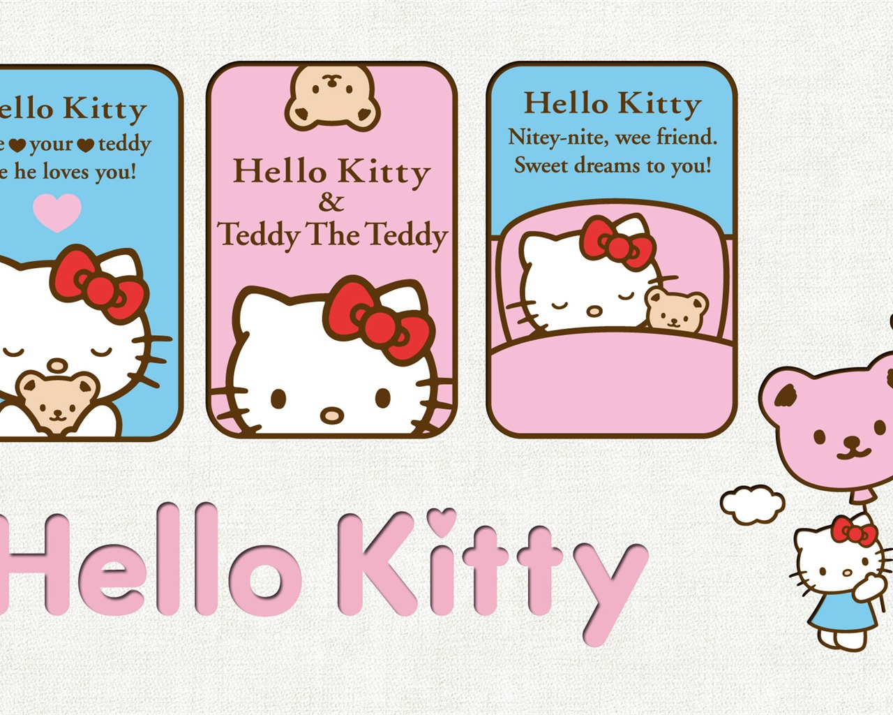 Fond d'écran HelloKitty (1) #7 - 1280x1024