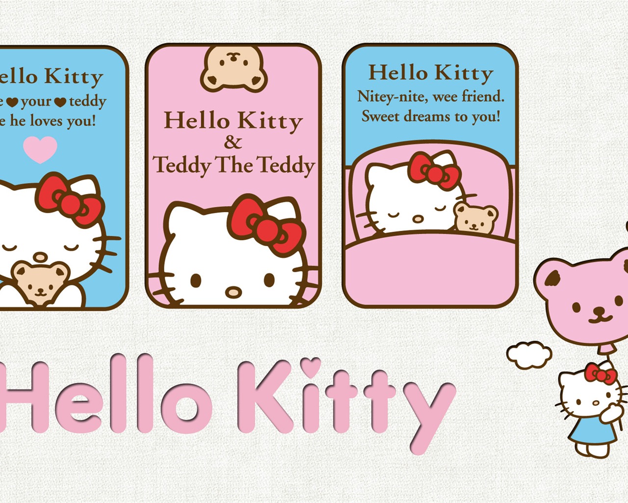 HelloKitty 바탕 화면 (1) #7 - 1280x1024