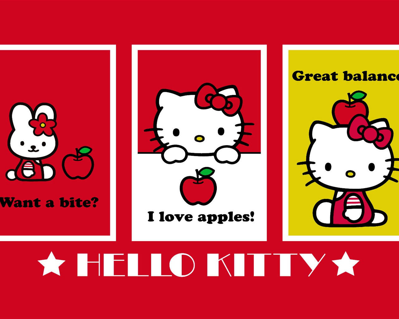 Fond d'écran HelloKitty (1) #9 - 1280x1024