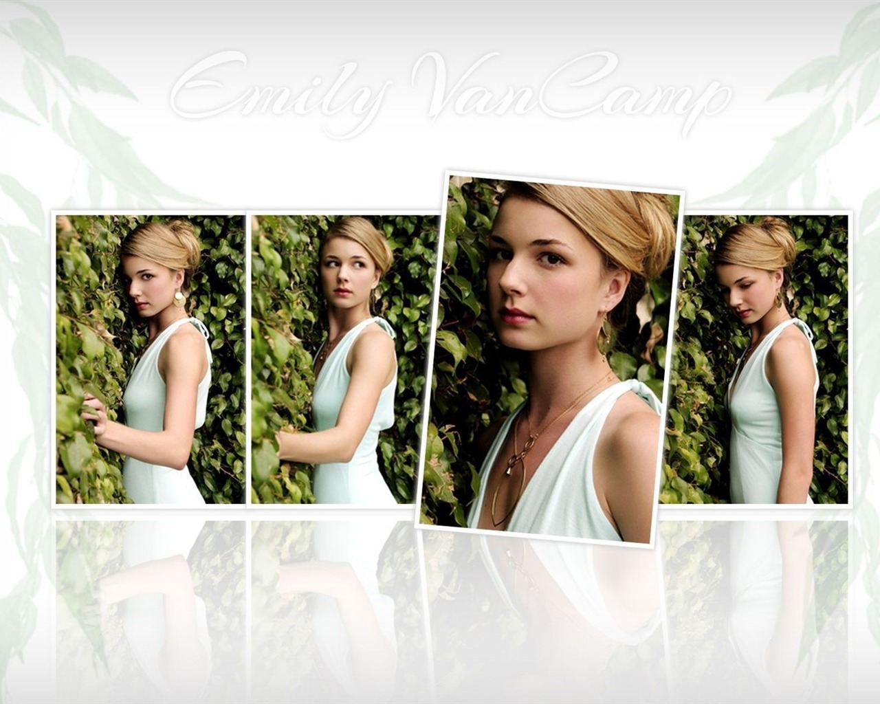 Emily VanCamp hermoso fondo de pantalla #2 - 1280x1024