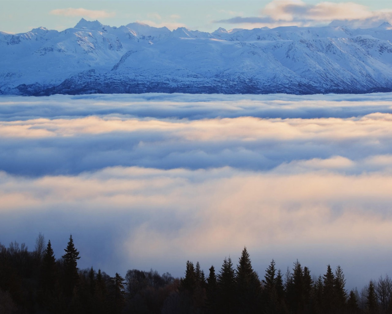 Fond d'écran paysage de l'Alaska (2) #13 - 1280x1024