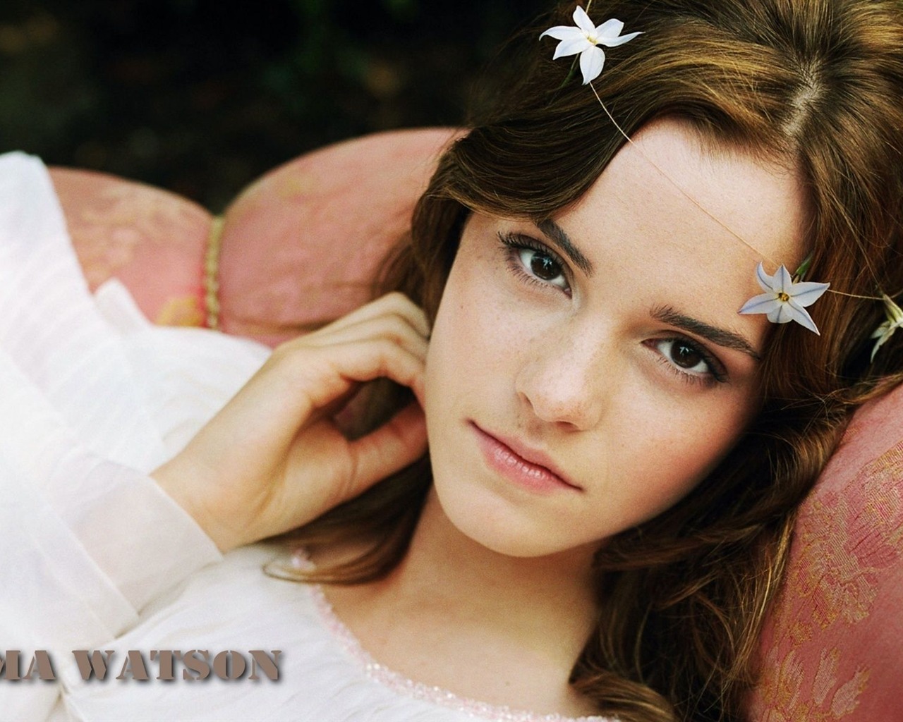 Emma Watson krásnou tapetu #27 - 1280x1024