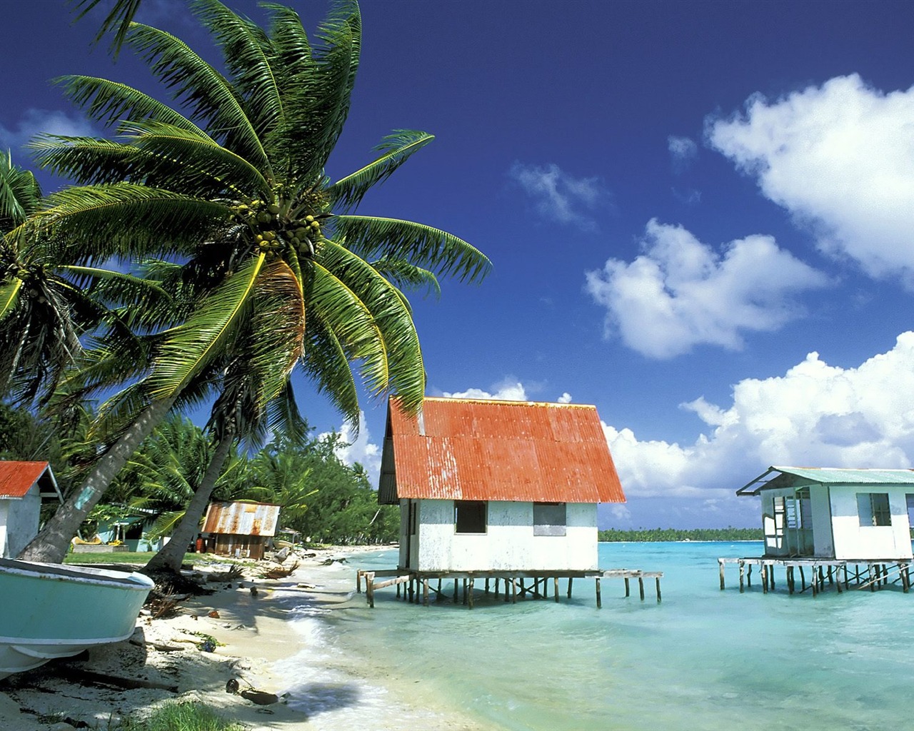Beach island wallpaper (1) #2 - 1280x1024
