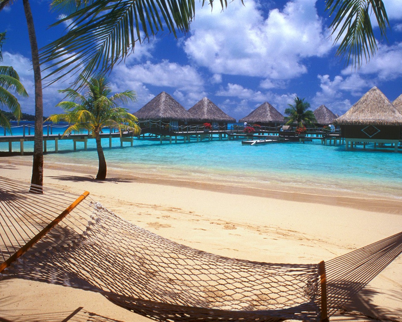Beach ostrov tapety (1) #13 - 1280x1024