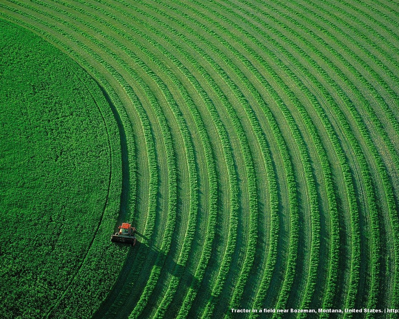 Yann Arthus-Bertrand Letecké fotografie zázraky na plochu #12 - 1280x1024