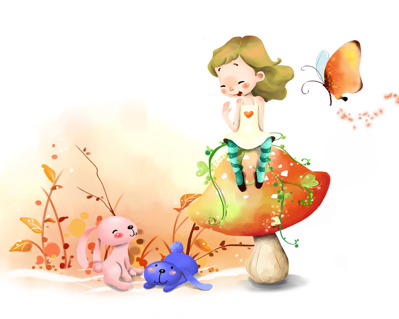 Widescreen wallpaper childhood dream (1) #10 - 1280x1024