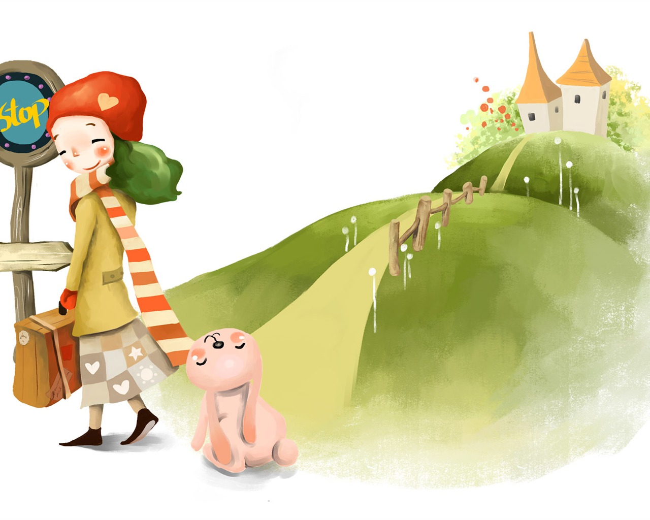 Widescreen wallpaper childhood dream (1) #20 - 1280x1024