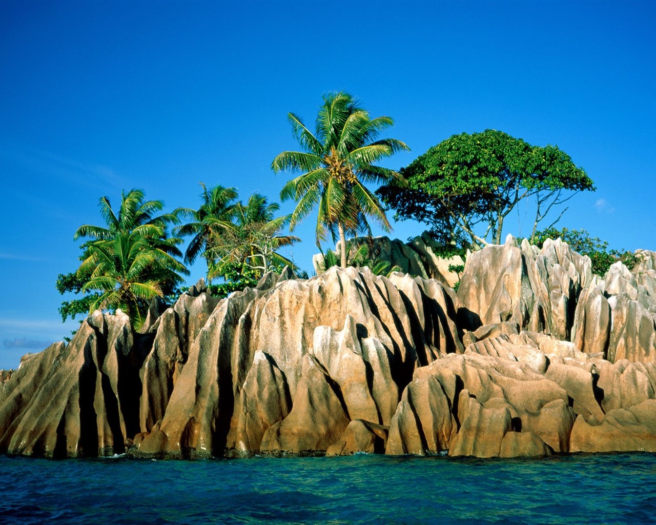 Beach ostrov tapety (2) #6 - 1280x1024