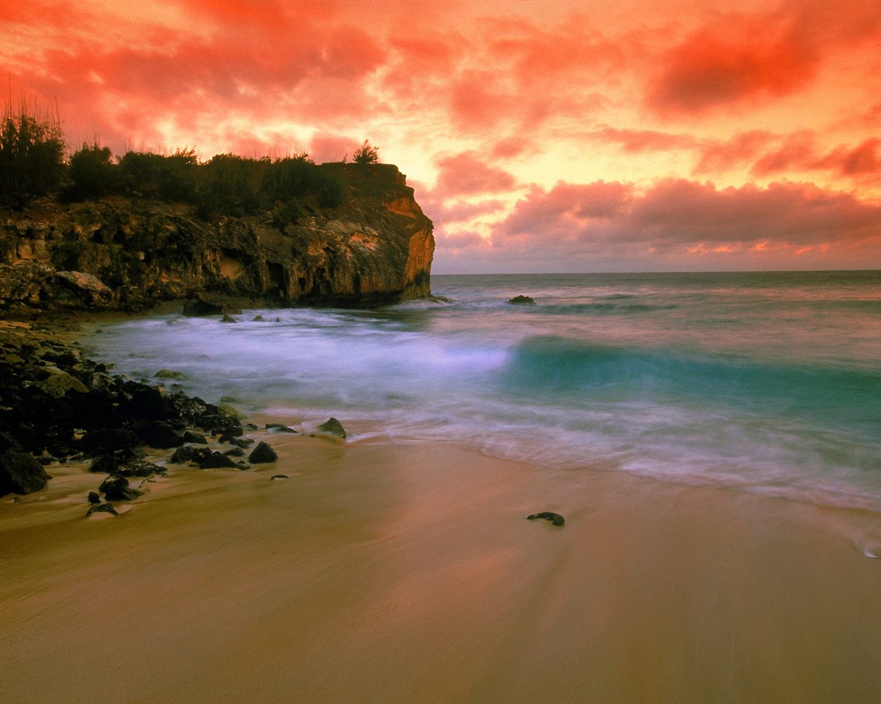 Beach ostrov tapety (2) #16 - 1280x1024