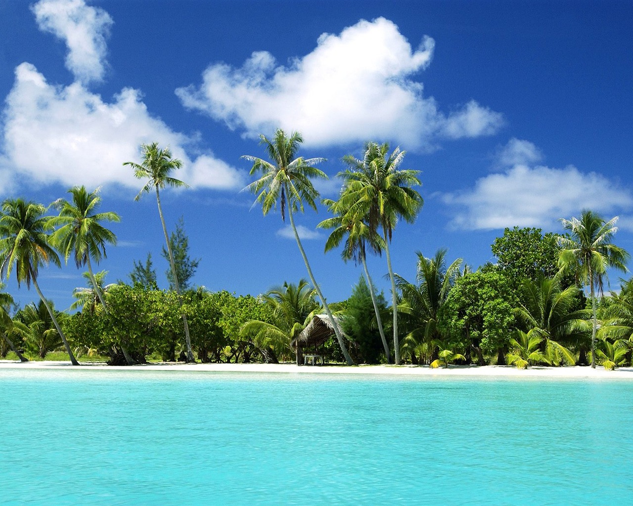 Beach ostrov tapety (2) #29 - 1280x1024