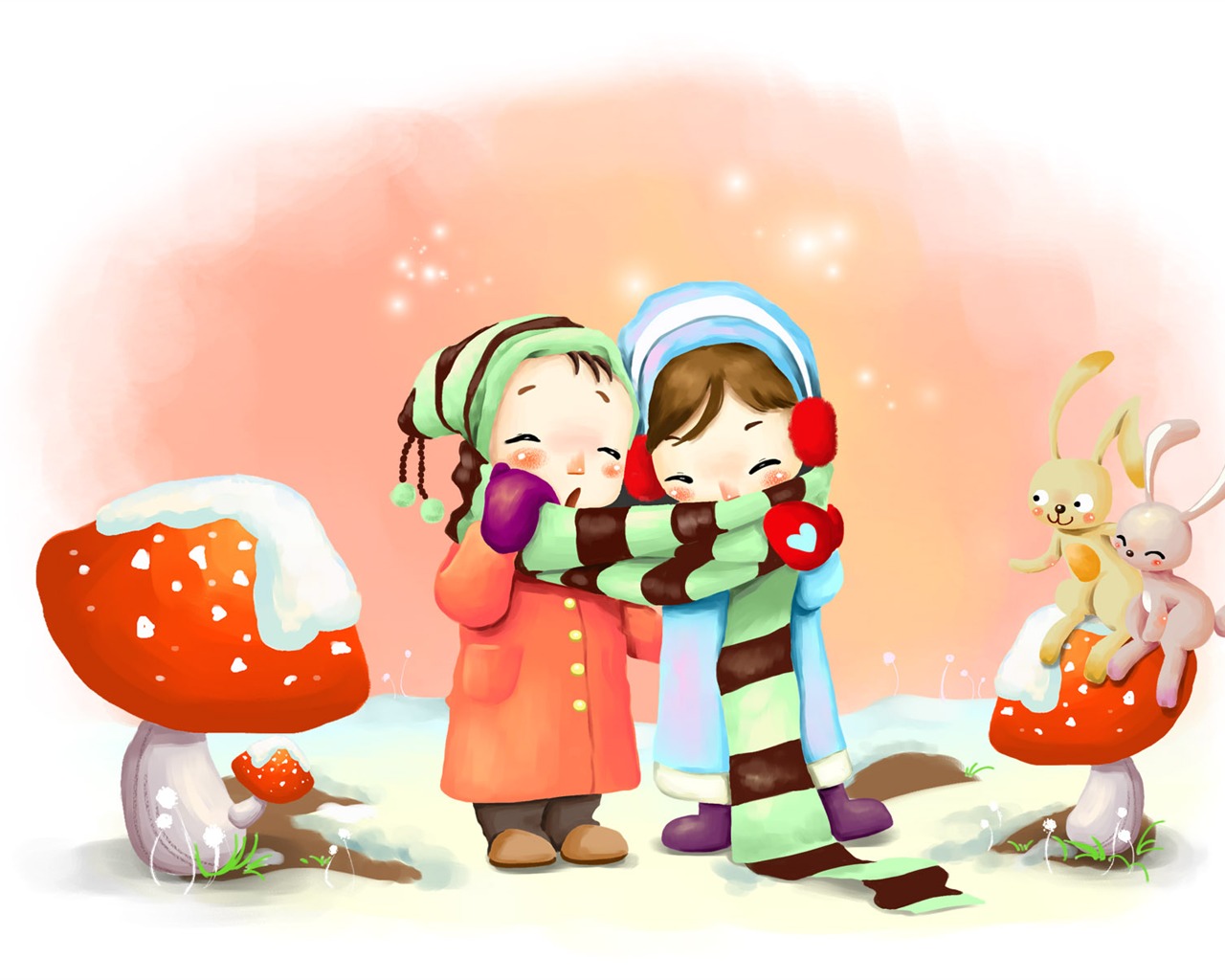 Widescreen wallpaper childhood dream (2) #20 - 1280x1024