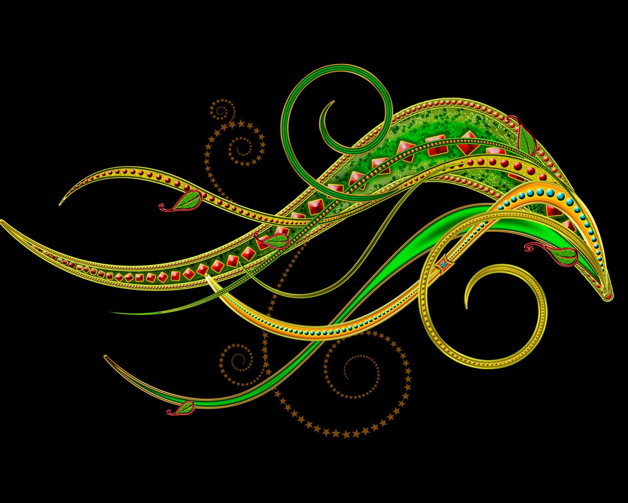 Barevný vzor tapety (1) #20 - 1280x1024