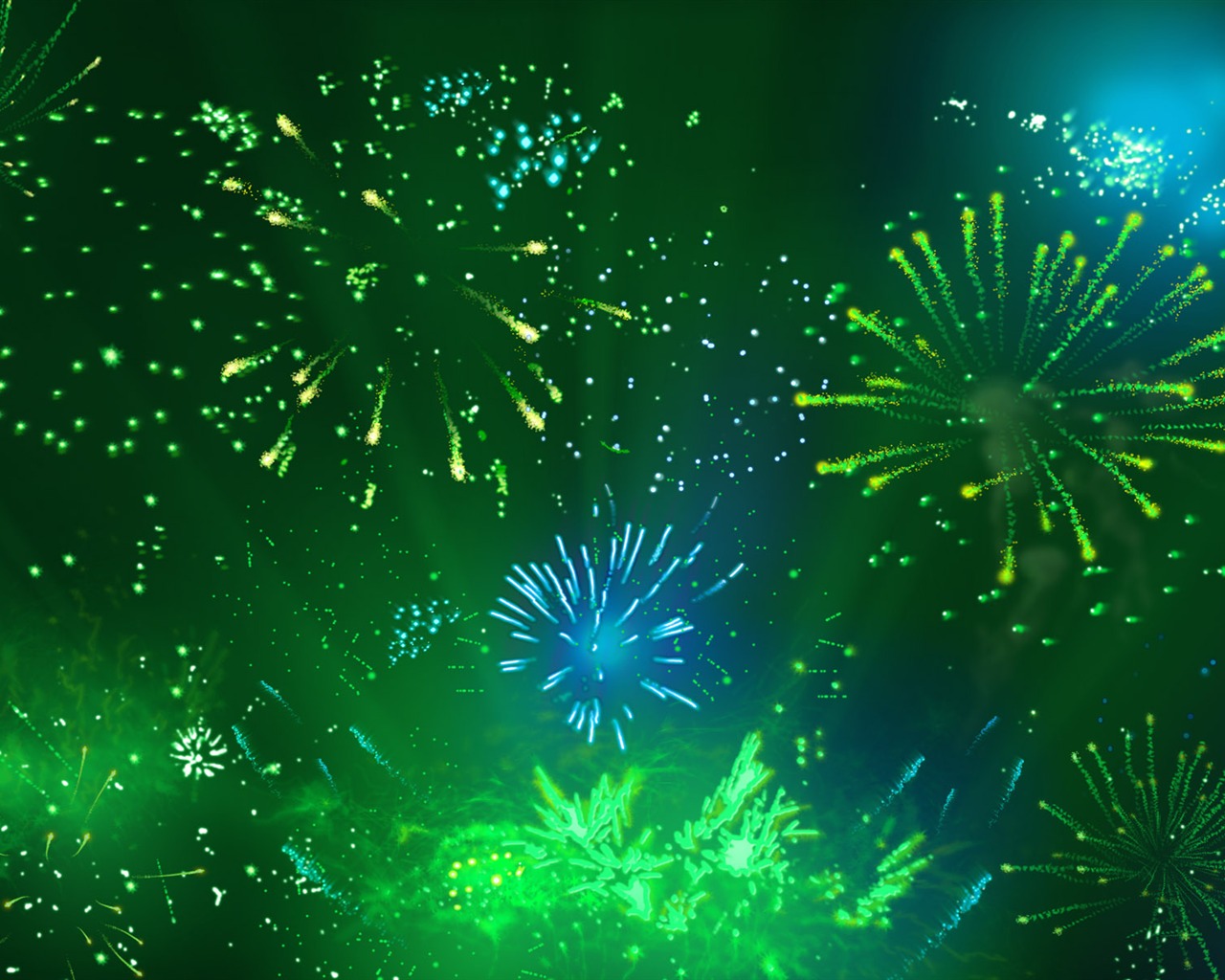 Colorful fireworks HD wallpaper #20 - 1280x1024