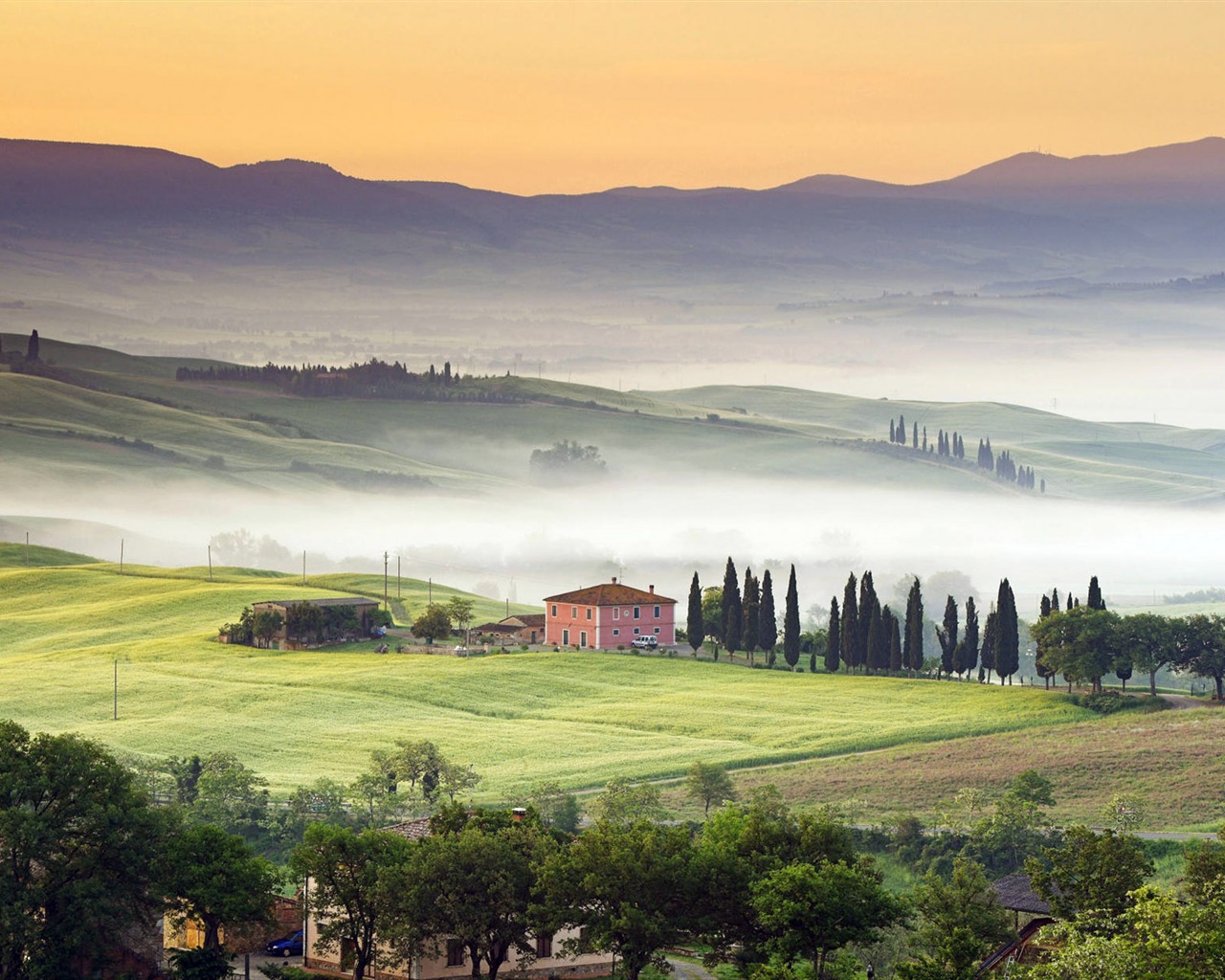 Italienische Landschaft Wallpaper (1) #20 - 1280x1024