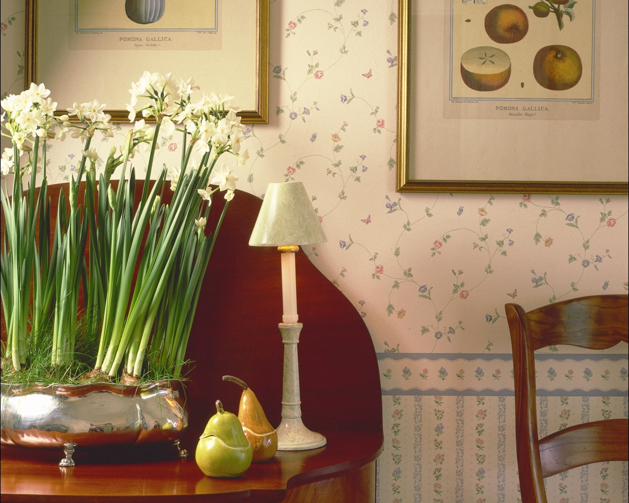 Indoor floral wallpaper (5) #2 - 1280x1024