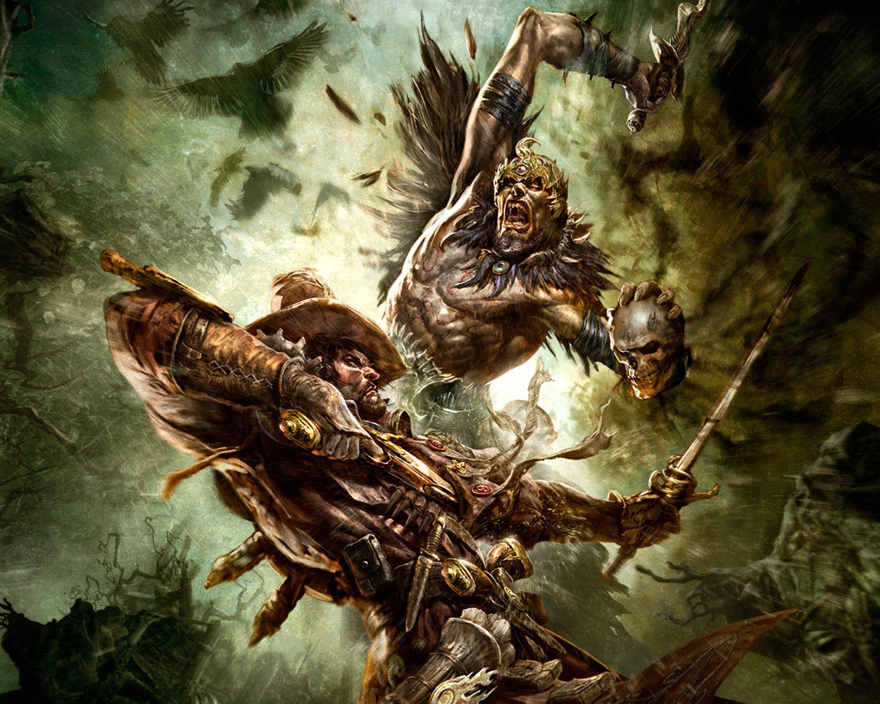 1080 fighting game wallpaper (2) #1 - 1280x1024