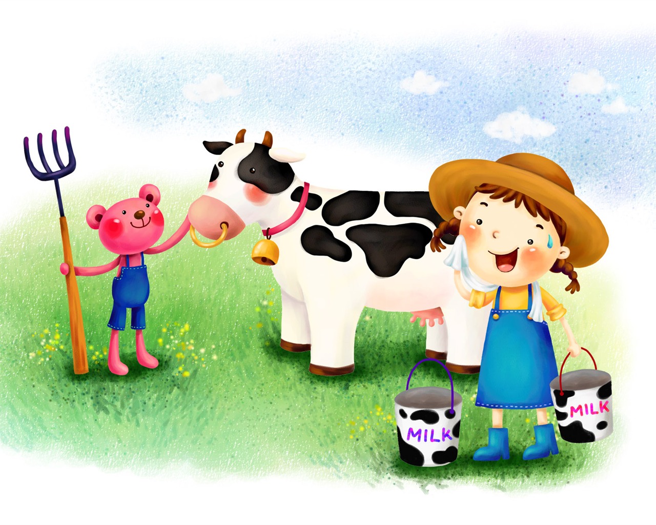 Widescreen wallpaper childhood dream (3) #4 - 1280x1024