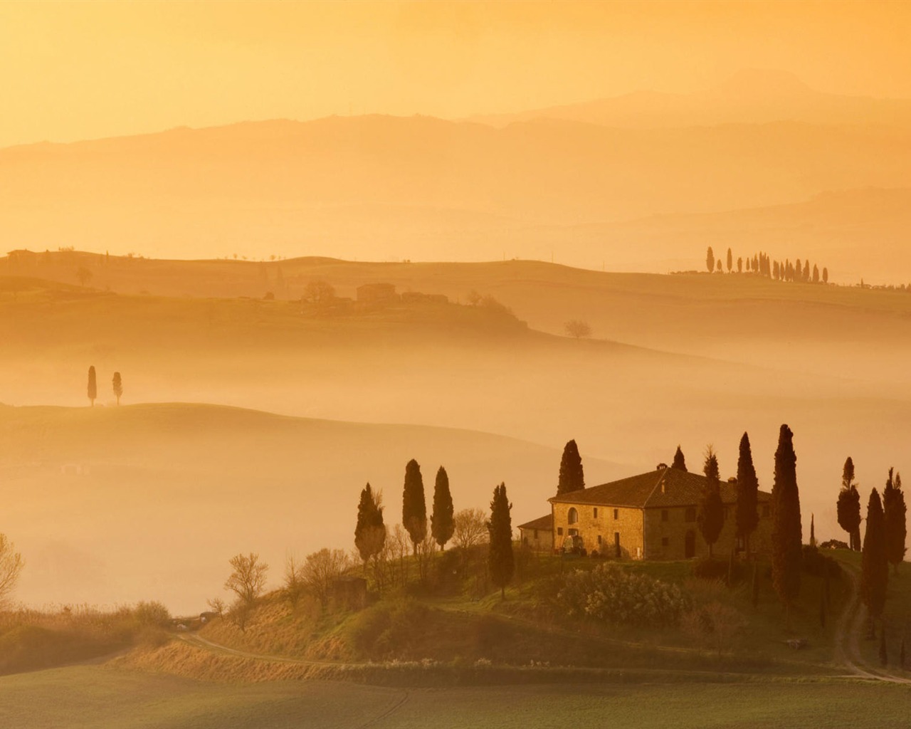 Italienische Landschaft Wallpaper (2) #8 - 1280x1024