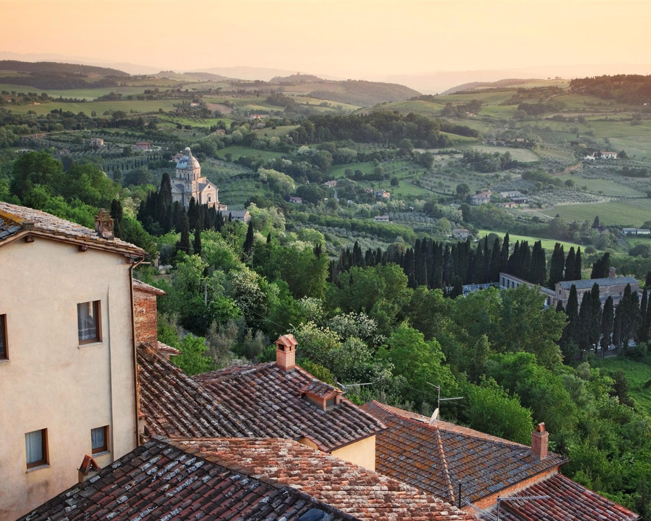 Italienische Landschaft Wallpaper (2) #9 - 1280x1024
