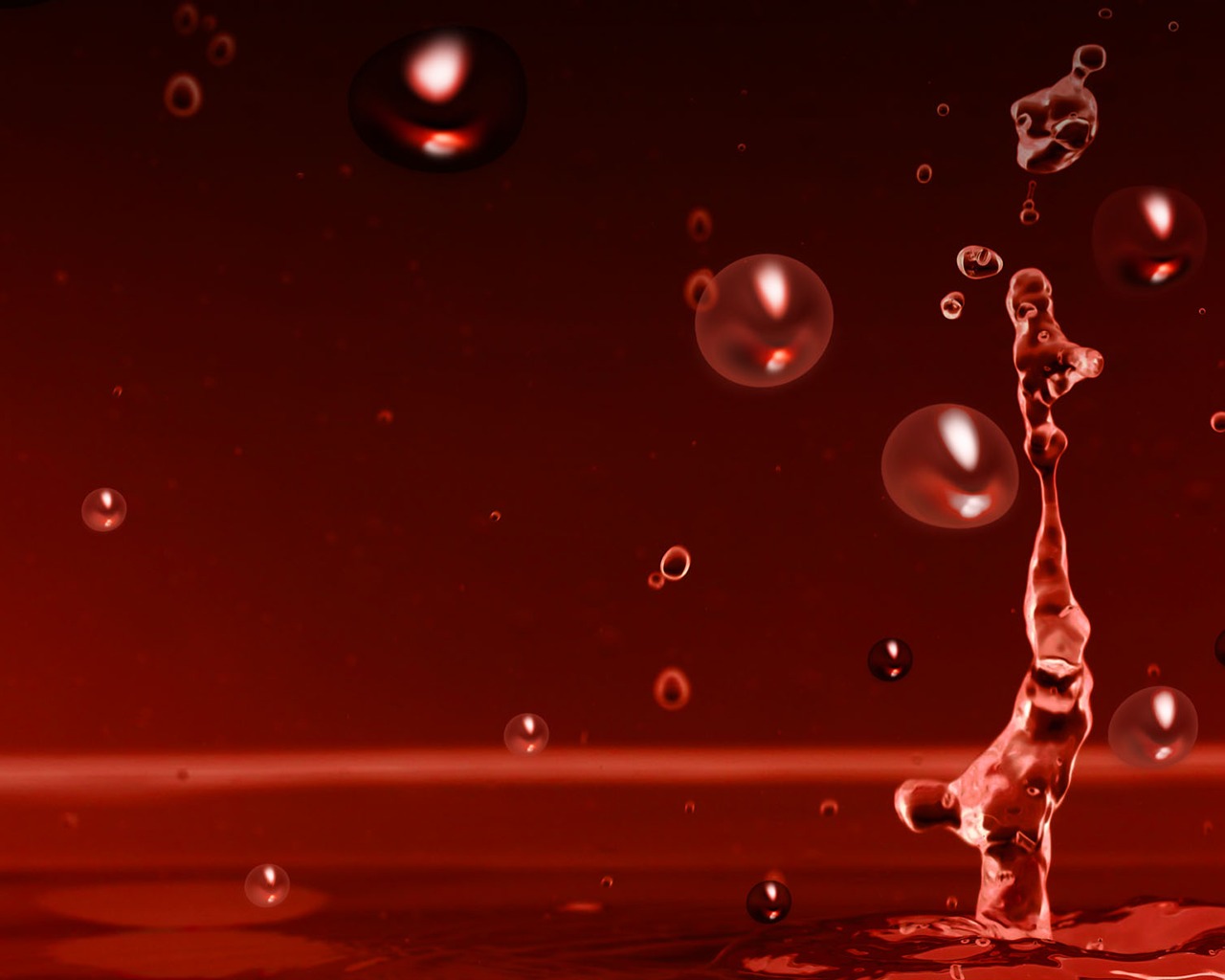 Colorful Water drops HD wallpaper #2 - 1280x1024