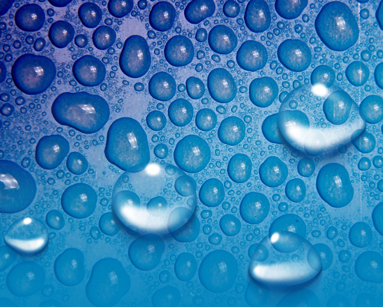 Colorful Water drops HD wallpaper #3 - 1280x1024