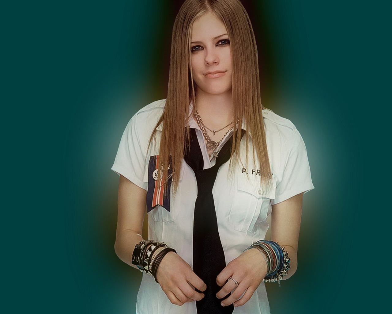 Avril Lavigne hermoso fondo de pantalla (2) #4 - 1280x1024