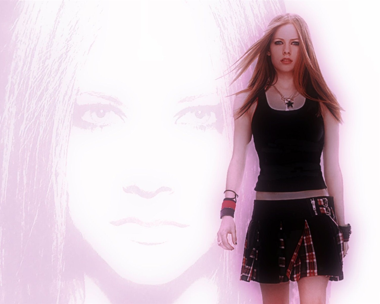 Avril Lavigne schöne Tapete (2) #5 - 1280x1024