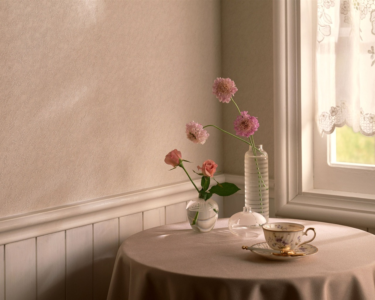 室內花飾 壁紙(六) #11 - 1280x1024