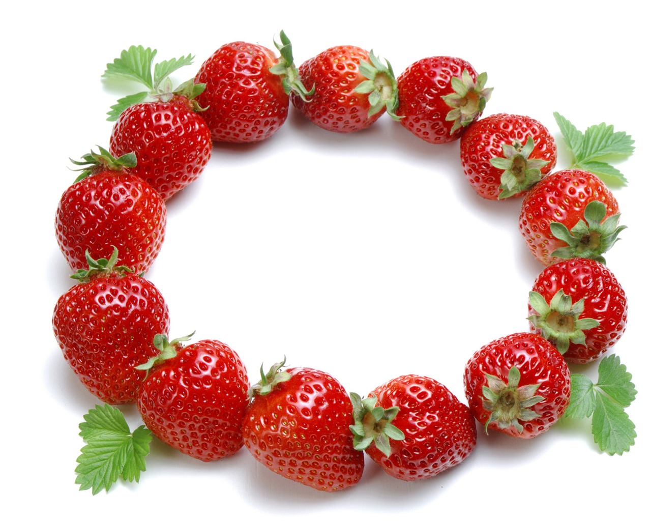 HD wallpaper fresh strawberries #3 - 1280x1024