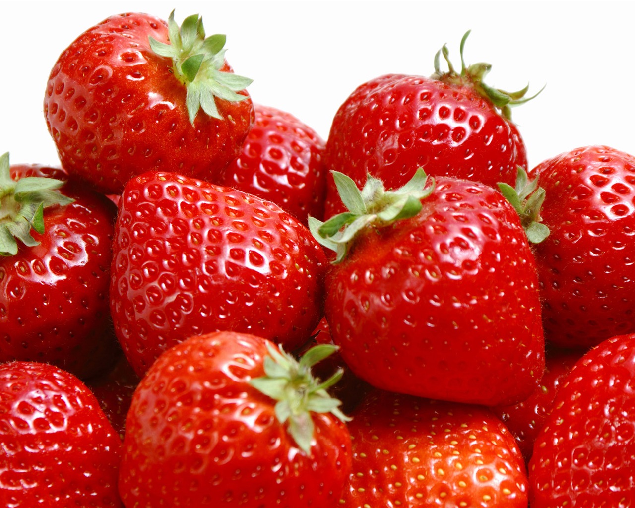 HD wallpaper fresh strawberries #4 - 1280x1024