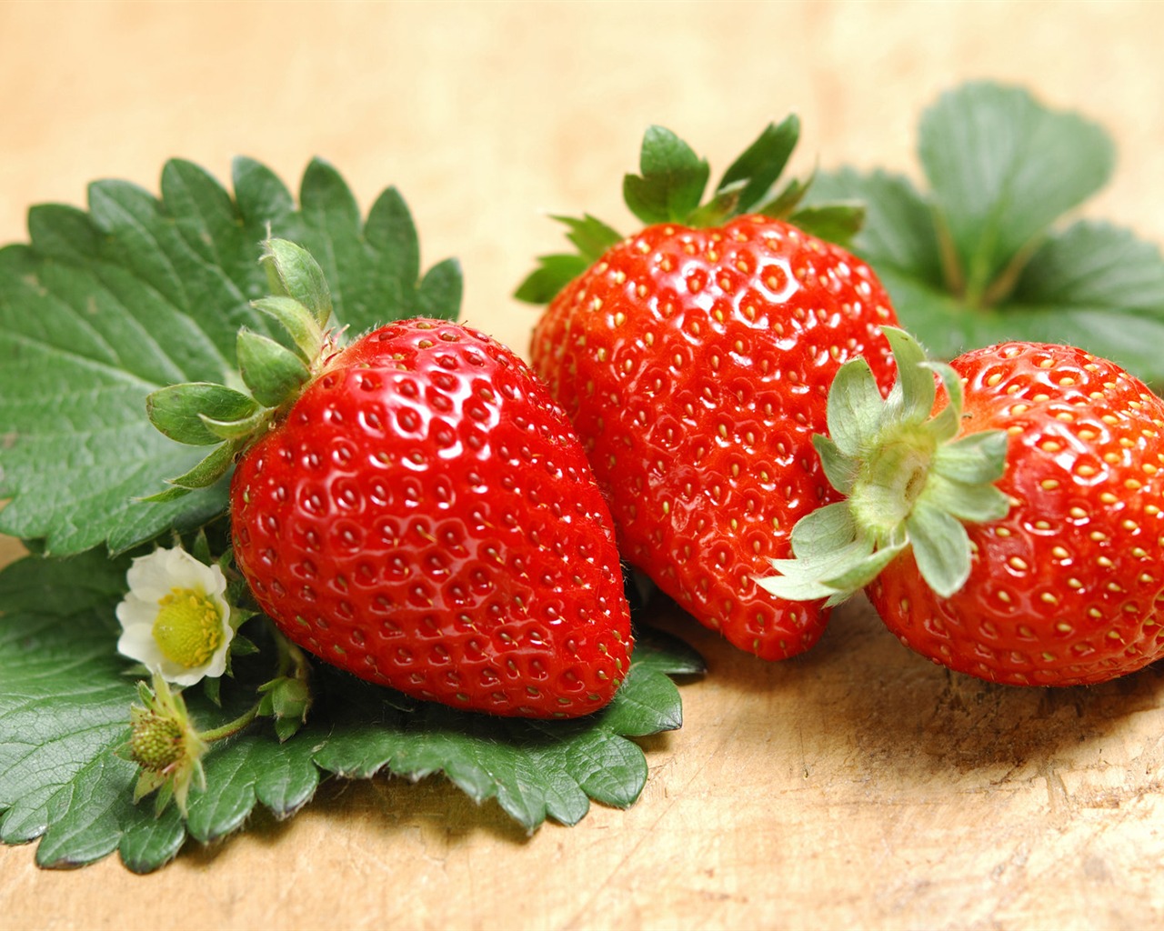 新鲜草莓 高清壁纸5 - 1280x1024