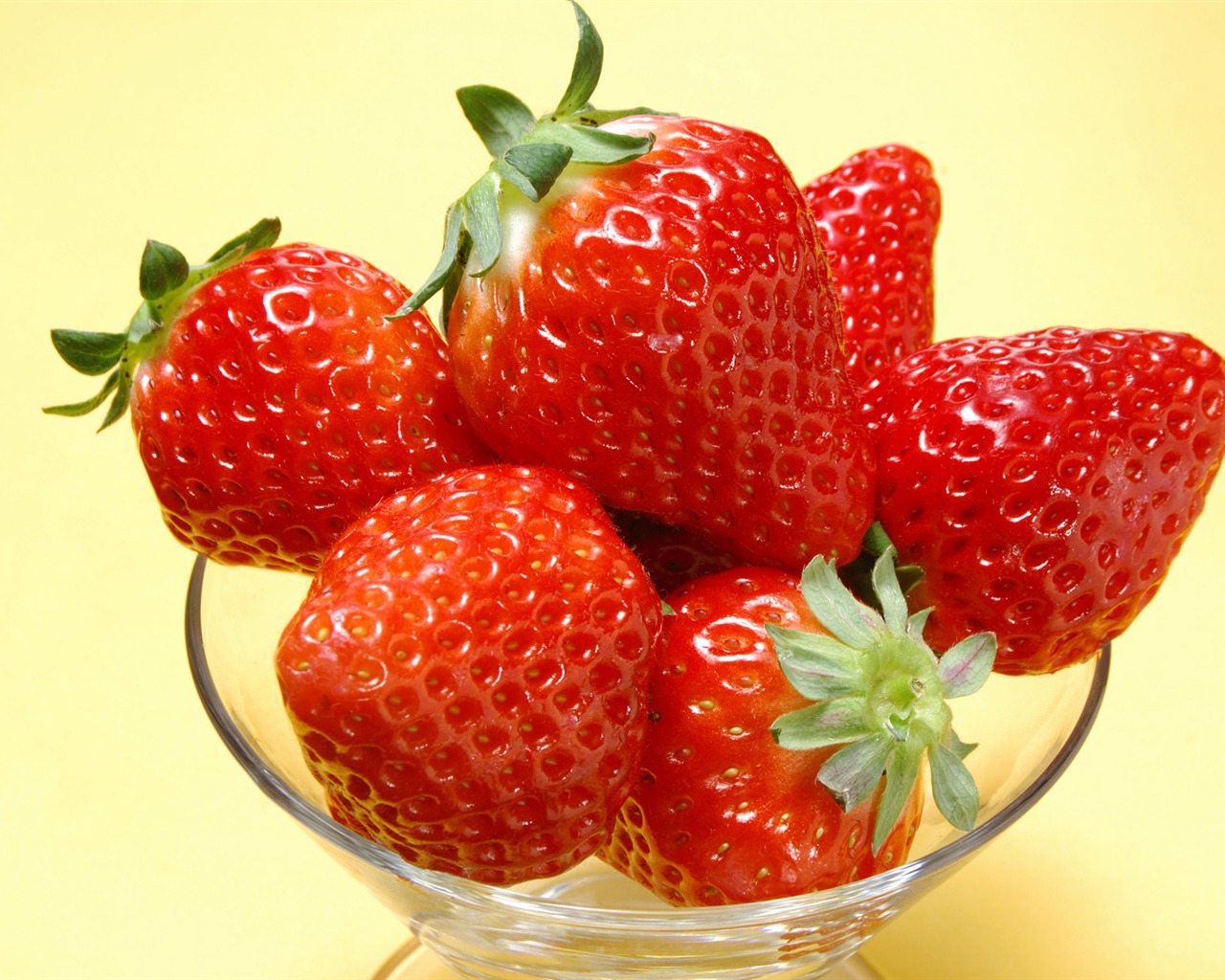 HD Wallpaper frischen Erdbeeren #6 - 1280x1024