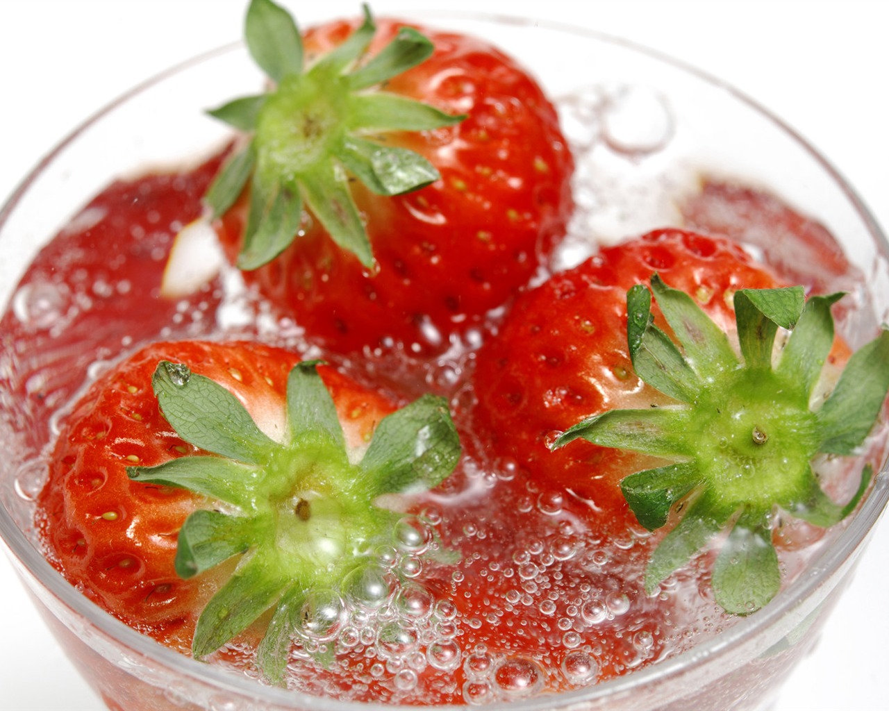 HD wallpaper fresh strawberries #7 - 1280x1024