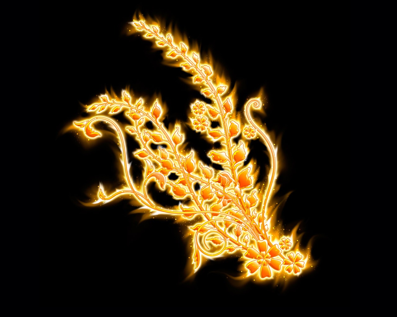 炫彩花紋 壁紙(三) #15 - 1280x1024