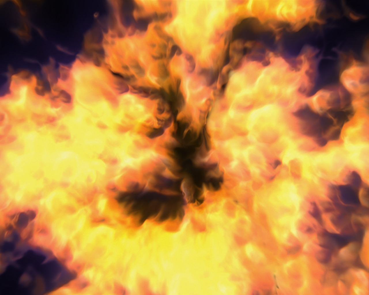 Flame Funkce HD tapetu #11 - 1280x1024