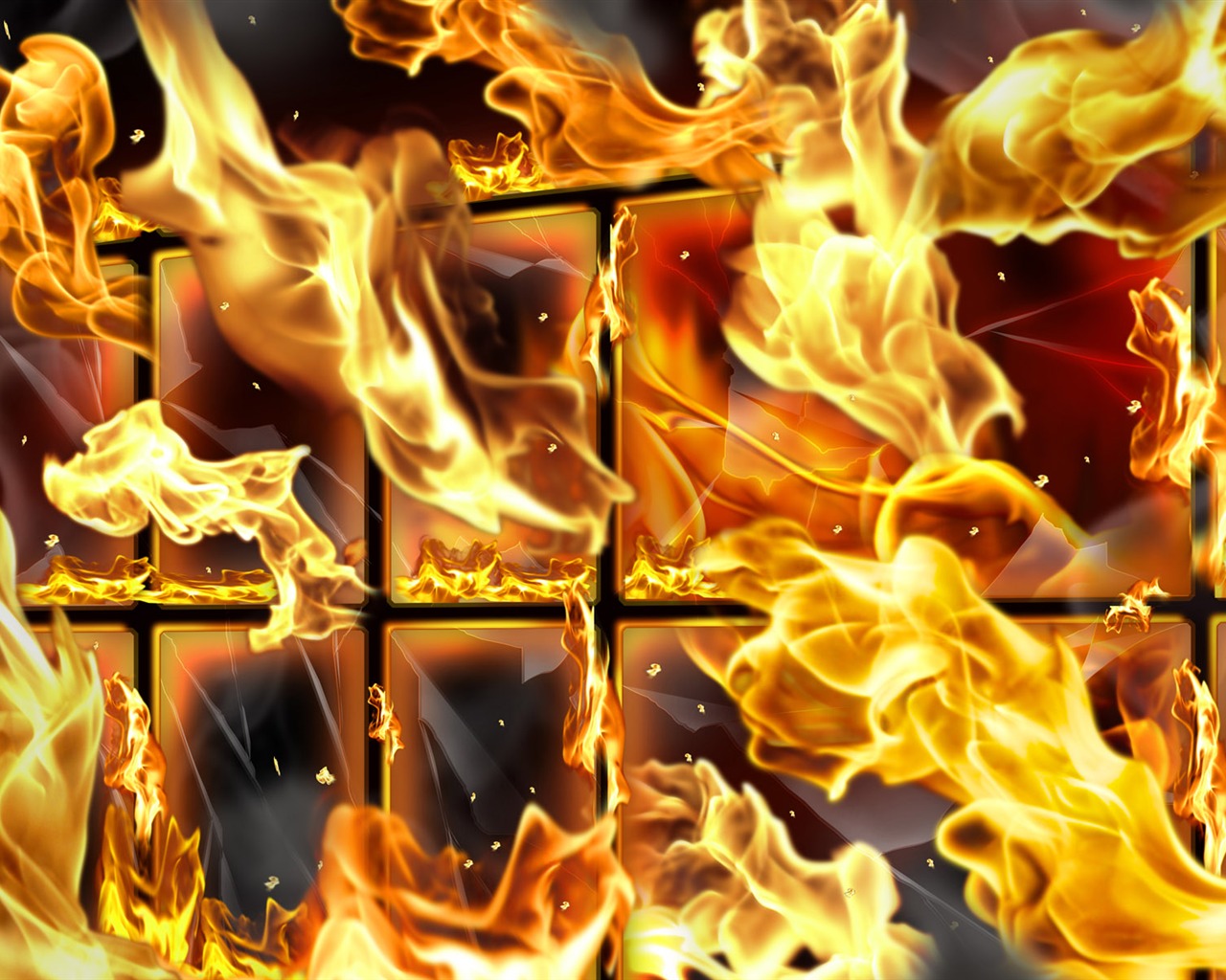 Flame Funkce HD tapetu #18 - 1280x1024