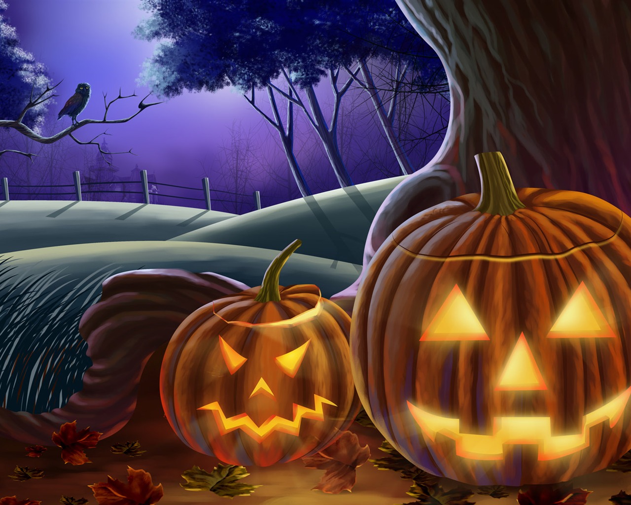 Halloween Téma Tapety na plochu (3) #6 - 1280x1024