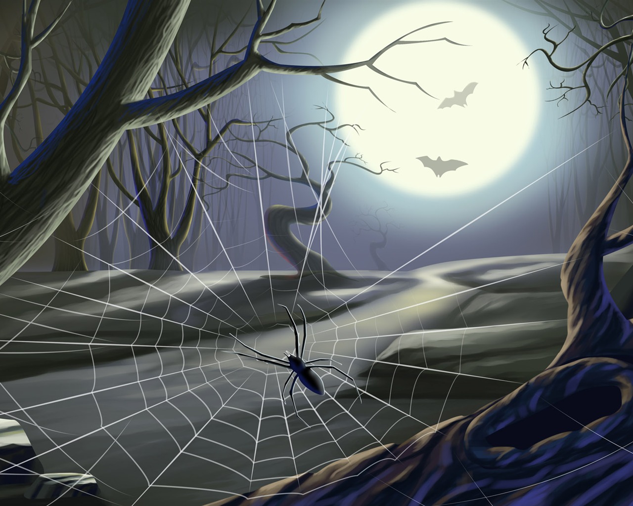 Halloween Téma Tapety na plochu (3) #12 - 1280x1024