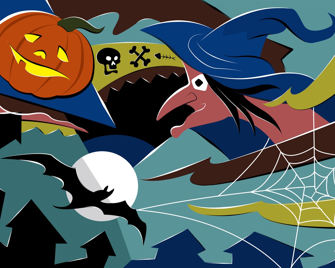 Halloween Theme Wallpaper (3) #18 - 1280x1024