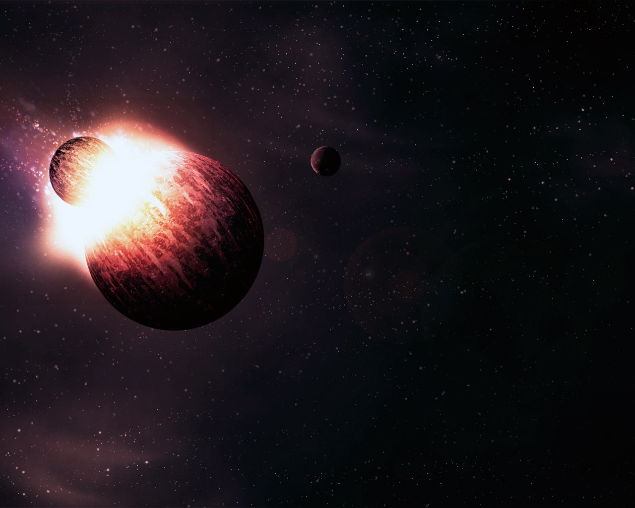 寬屏星空地球 壁紙(一) #5 - 1280x1024