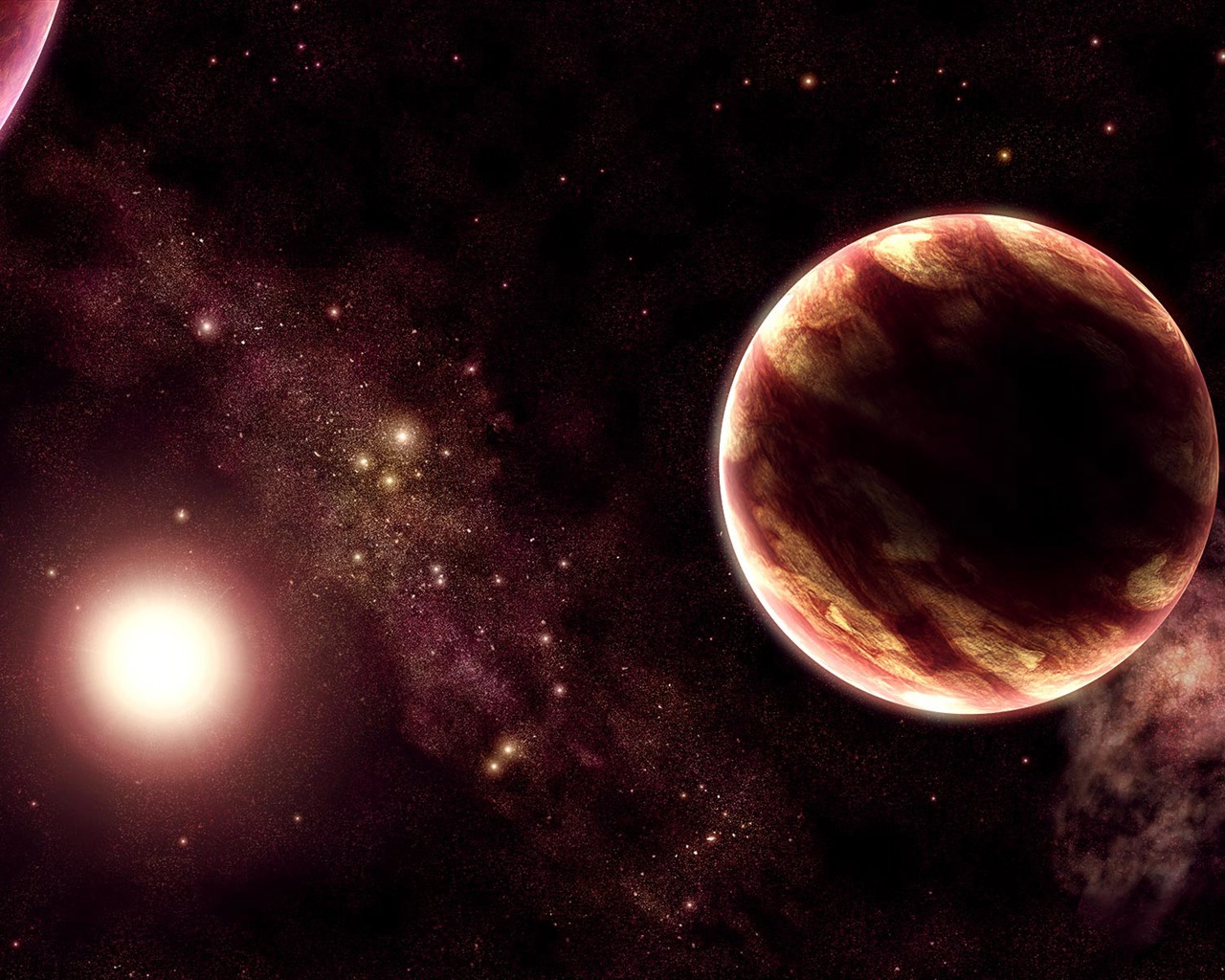 寬屏星空地球 壁紙(一) #7 - 1280x1024