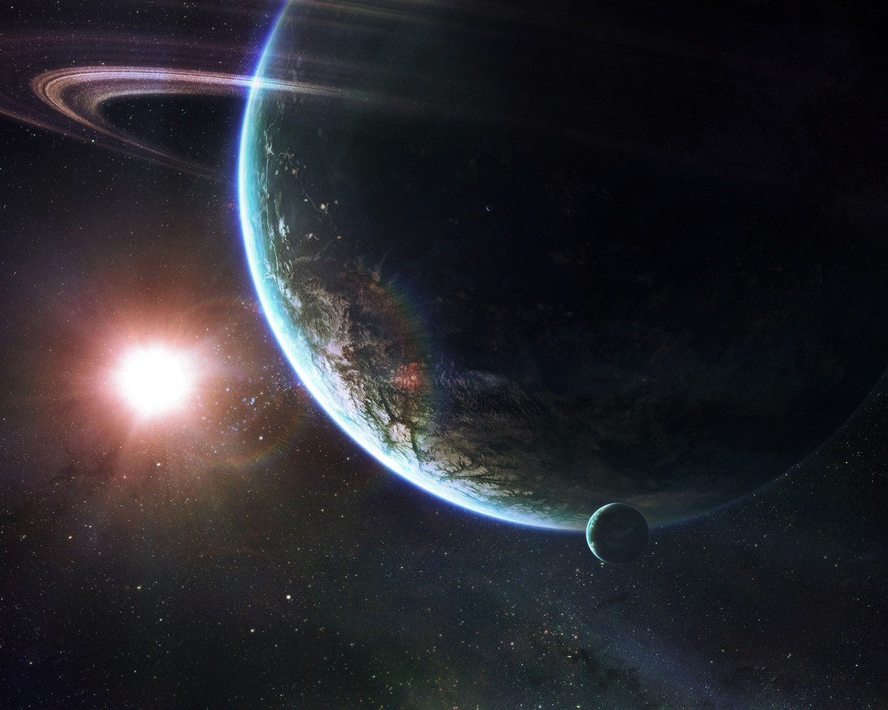 Širokoúhlý wallpaper Star Earth (1) #8 - 1280x1024