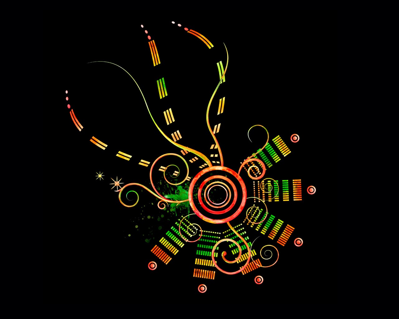 Colorful pattern wallpaper (5) #2 - 1280x1024