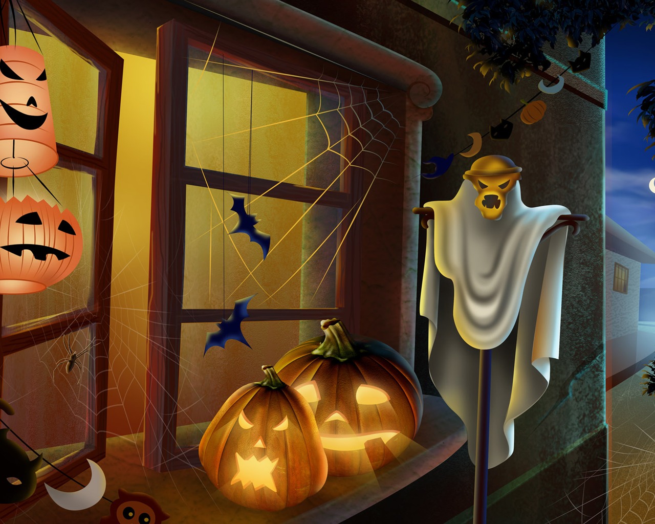 Halloween Theme Wallpapers (4) #7 - 1280x1024
