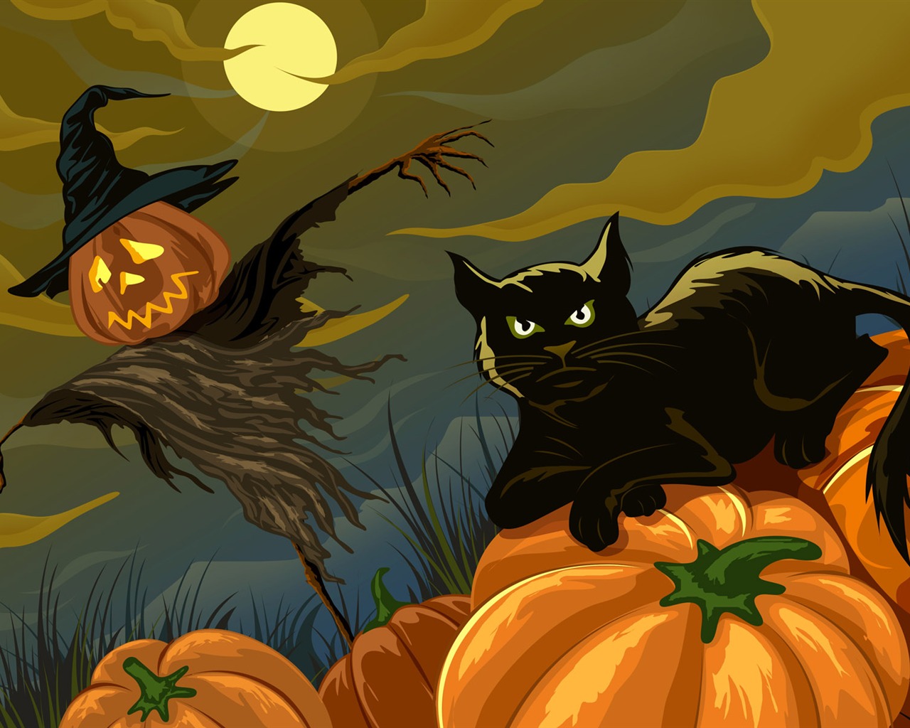 Halloween Theme Wallpapers (4) #15 - 1280x1024