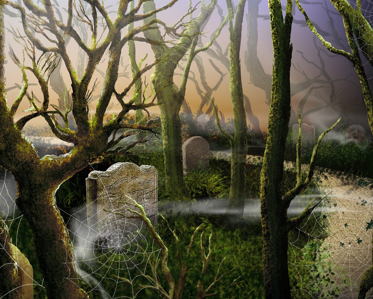 Halloween Téma Tapety na plochu (4) #18 - 1280x1024