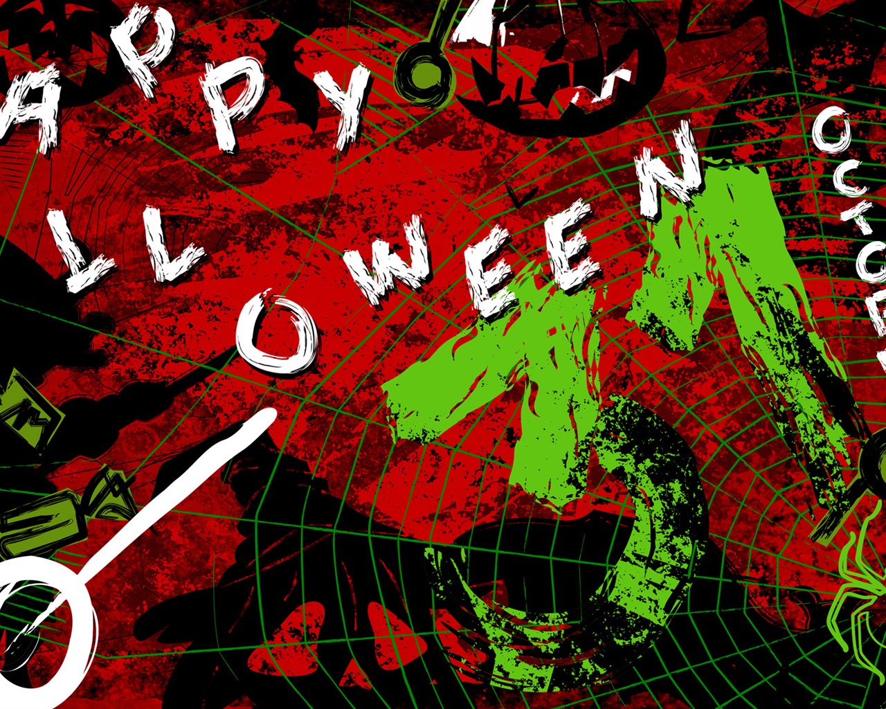 Halloween Téma Tapety na plochu (5) #4 - 1280x1024