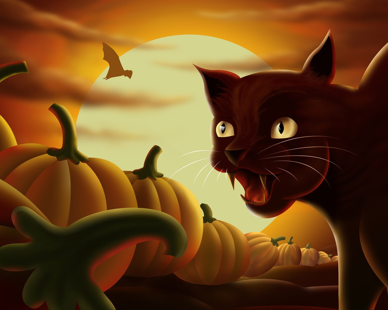 Halloween Theme Wallpapers (5) #5 - 1280x1024