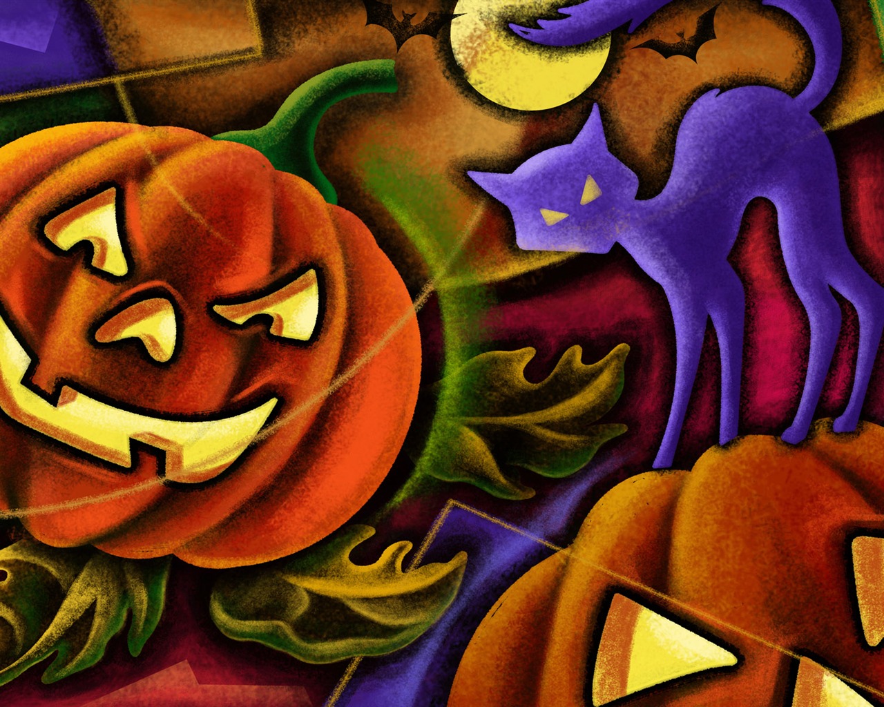 Halloween Téma Tapety na plochu (5) #11 - 1280x1024