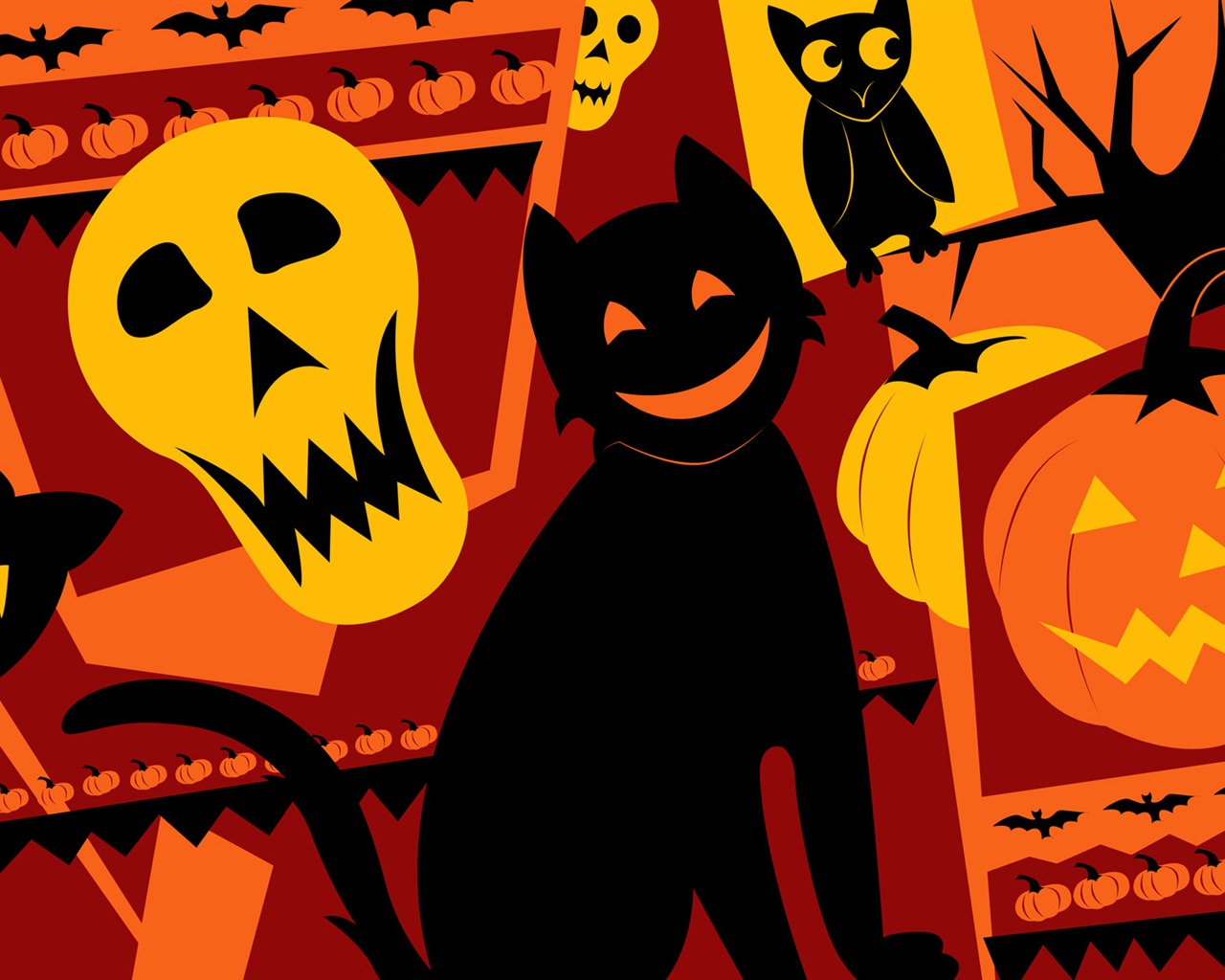 Halloween Téma Tapety na plochu (5) #14 - 1280x1024